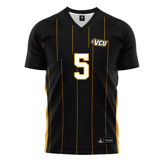 VCU - NCAA Men's Soccer : Pedro Salmon - Black Soccer Jersey-0