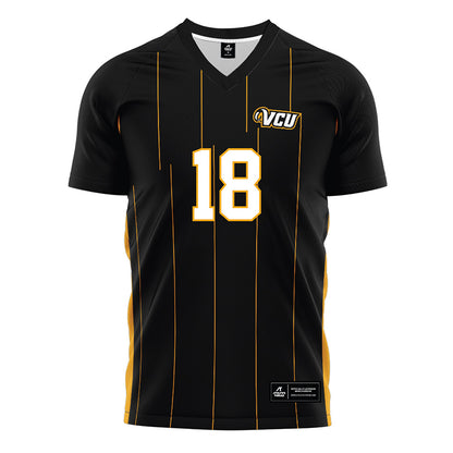 VCU - NCAA Men's Soccer : Fabian Garita - Black Soccer Jersey-0
