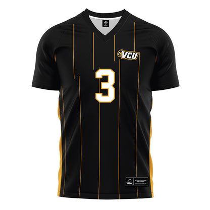 VCU - NCAA Men's Soccer : Pedro Salmon - Black Soccer Jersey-0