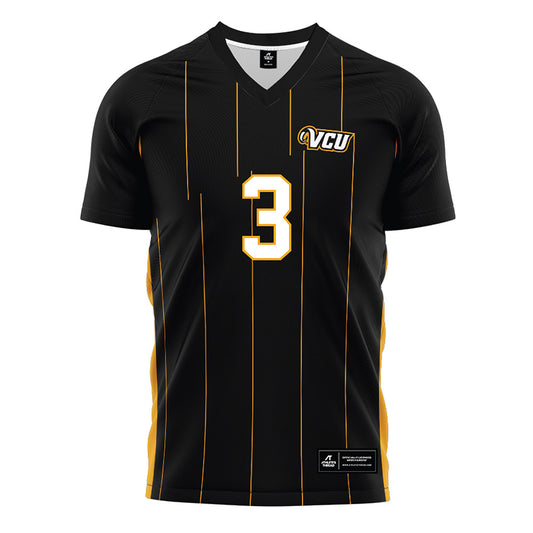 VCU - NCAA Men's Soccer : Pedro Salmon - Black Soccer Jersey-0
