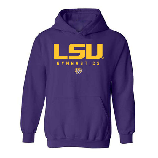 LSU - NCAA Women's Gymnastics : Elyse Wenner - Classic Shersey Hooded Sweatshirt-0
