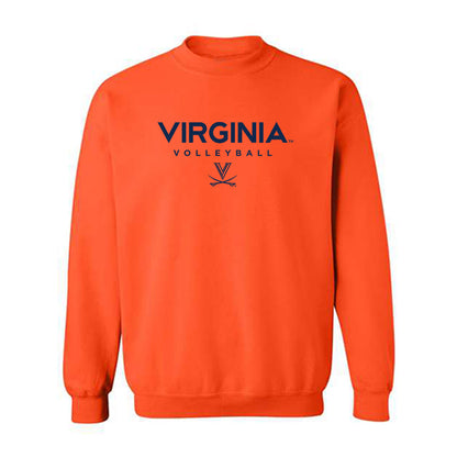 Virginia - NCAA Women's Volleyball : Caroline Lang - Classic Shersey Crewneck Sweatshirt-0