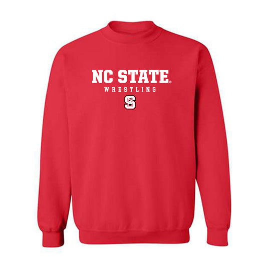 NC State - NCAA Wrestling : Drew Scherer - Classic Shersey Crewneck Sweatshirt-0