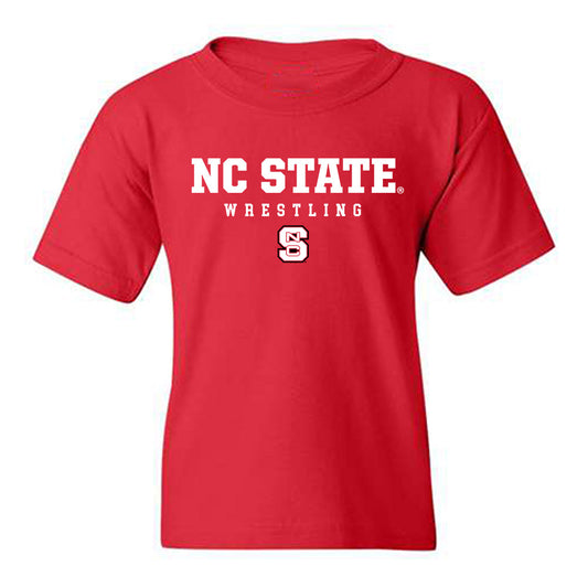 NC State - NCAA Wrestling : Lorenzo Alston - Classic Shersey Youth T-Shirt-0