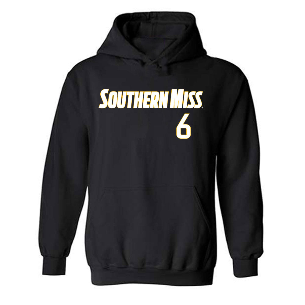 Southern Miss - NCAA Softball : Kinsley Gordon - Replica Shersey Hooded Sweatshirt-0