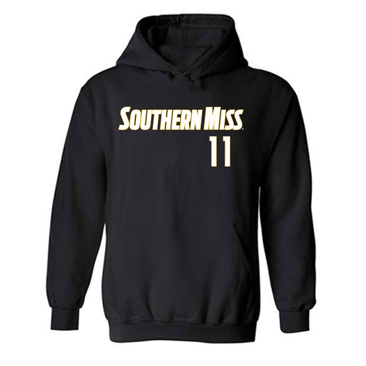 Southern Miss - NCAA Softball : Carlee Tubbs - Replica Shersey Hooded Sweatshirt-0