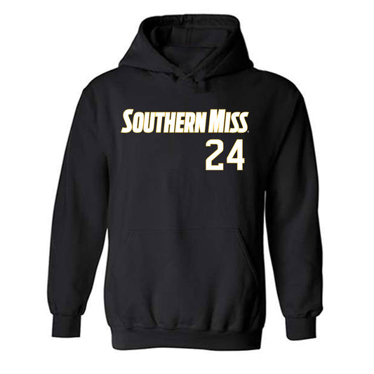 Southern Miss - NCAA Softball : Katalina Ybarra - Replica Shersey Hooded Sweatshirt-0