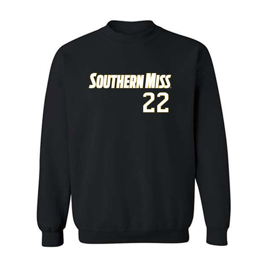 Southern Miss - NCAA Softball : Issie Coker - Replica Shersey Crewneck Sweatshirt-0