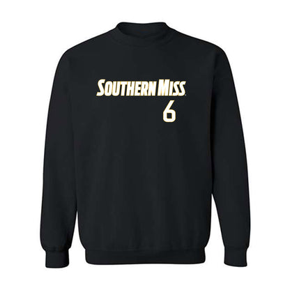 Southern Miss - NCAA Softball : Kinsley Gordon - Replica Shersey Crewneck Sweatshirt-0