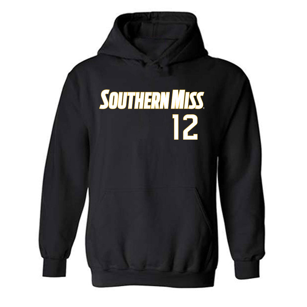 Southern Miss - NCAA Softball : Nealy McManus - Replica Shersey Hooded Sweatshirt-0