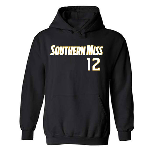 Southern Miss - NCAA Softball : Nealy McManus - Replica Shersey Hooded Sweatshirt-0