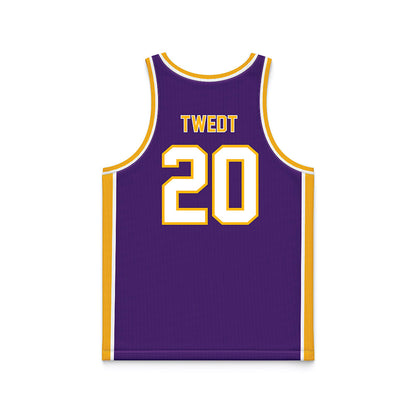Northern Iowa - NCAA Women's Basketball : Jenna Twedt - Purple Basketball Jersey-1