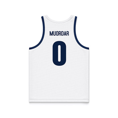 Monmouth - NCAA Men's Basketball : Dok Muordar - White Basketball Jersey