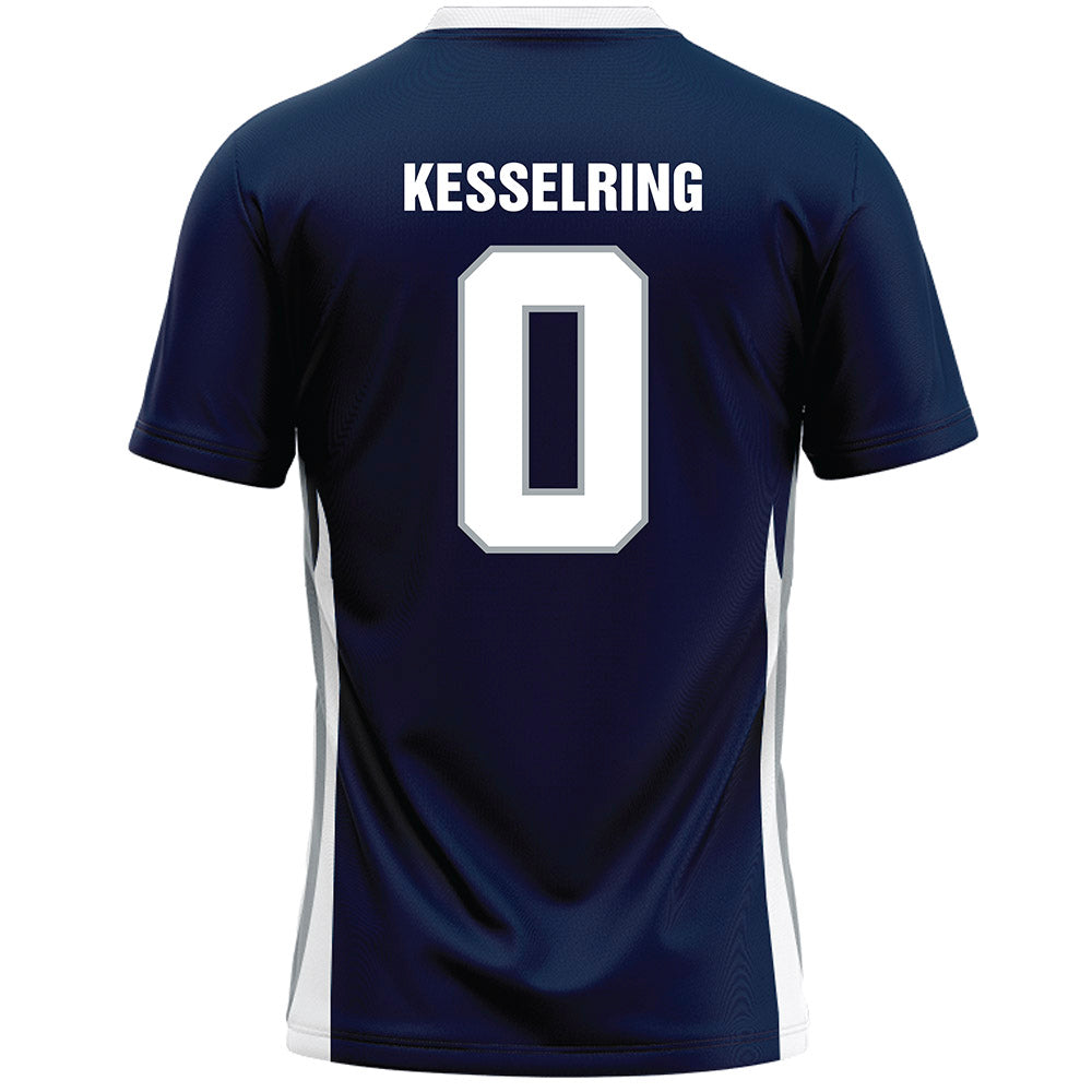 Monmouth - NCAA Men's Lacrosse : Caden Kesselring - Blue Lacrosse Jersey-1