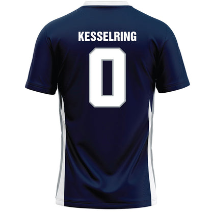 Monmouth - NCAA Men's Lacrosse : Caden Kesselring - Blue Lacrosse Jersey-1