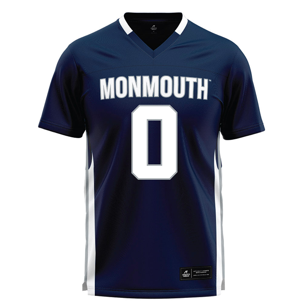 Monmouth - NCAA Men's Lacrosse : Caden Kesselring - Blue Lacrosse Jersey-0
