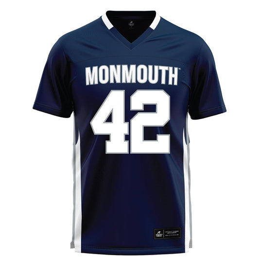 Monmouth - NCAA Men's Lacrosse : James Csorba - Blue Lacrosse Jersey-0