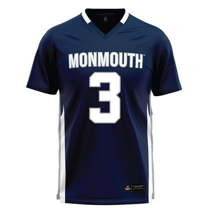 Monmouth - NCAA Men's Lacrosse : Hayden Chester - Blue Lacrosse Jersey-0