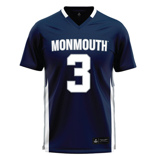 Monmouth - NCAA Men's Lacrosse : Hayden Chester - Blue Lacrosse Jersey-0