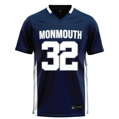 Monmouth - NCAA Men's Lacrosse : William Hohn - Blue Lacrosse Jersey