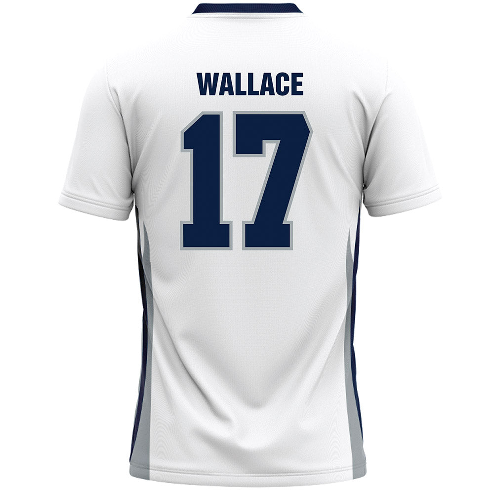 Monmouth - NCAA Men's Lacrosse : Ryan Wallace - White Lacrosse Jersey-1