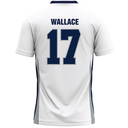 Monmouth - NCAA Men's Lacrosse : Ryan Wallace - White Lacrosse Jersey-1