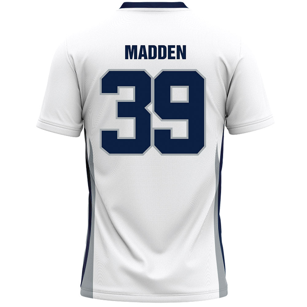 Monmouth - NCAA Men's Lacrosse : William Madden - White Lacrosse Jersey-1