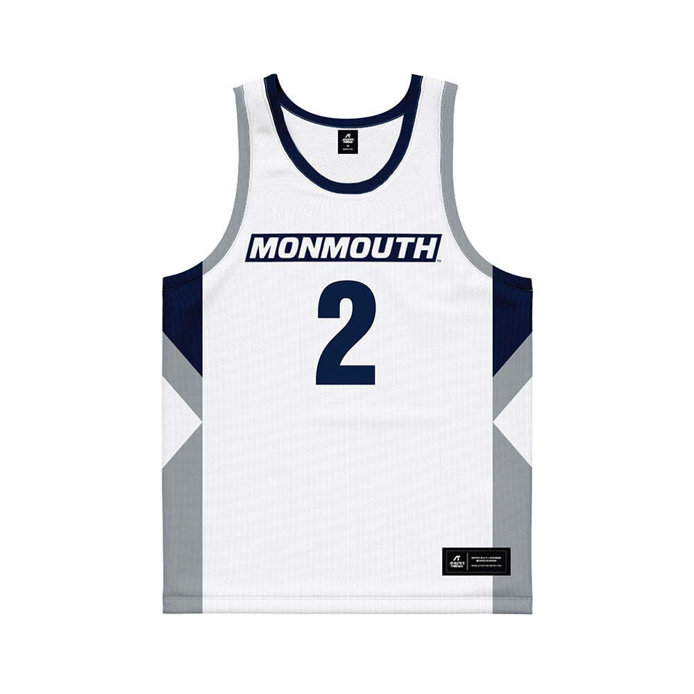 Monmouth - NCAA Women's Basketball : Gissel Gamble - White Basketball Jersey-0
