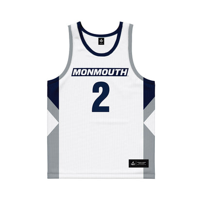Monmouth - NCAA Women's Basketball : Gissel Gamble - White Basketball Jersey-0