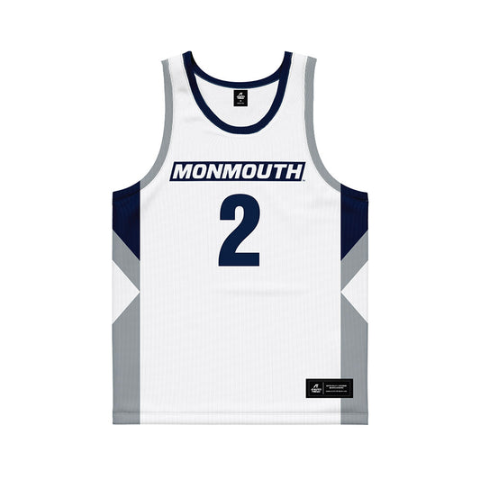 Monmouth - NCAA Women's Basketball : Gissel Gamble - White Basketball Jersey-0