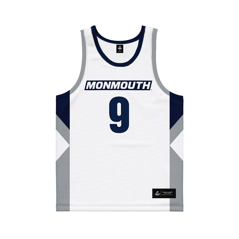 Monmouth - NCAA Women's Basketball : Claudia Xaudaro - White Basketball Jersey-0