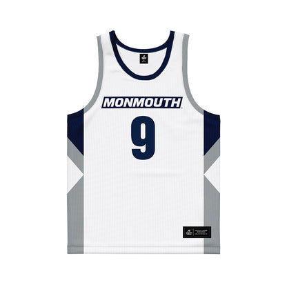 Monmouth - NCAA Women's Basketball : Claudia Xaudaro - White Basketball Jersey-0