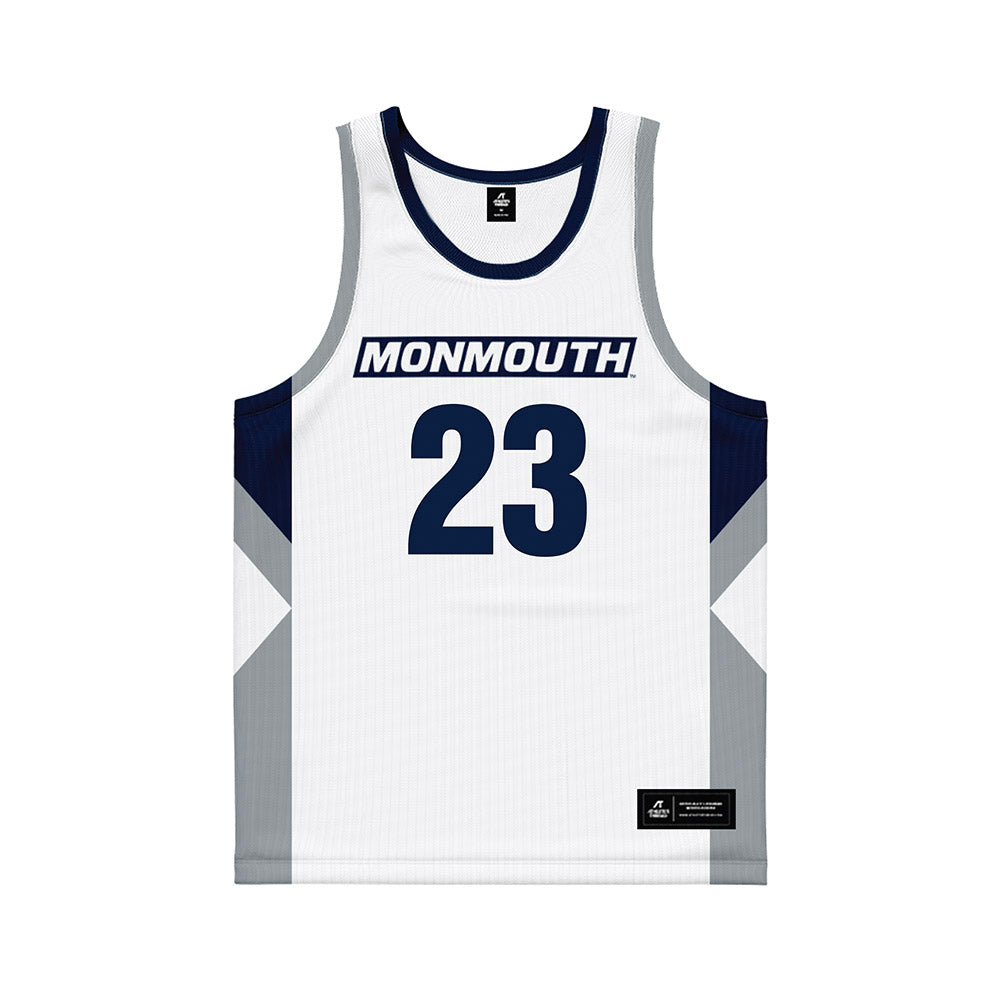 Monmouth - NCAA Women's Basketball : Lexi Carnegie - White Basketball Jersey-0