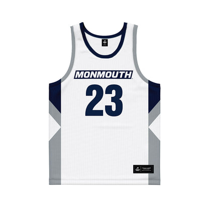 Monmouth - NCAA Women's Basketball : Lexi Carnegie - White Basketball Jersey-0