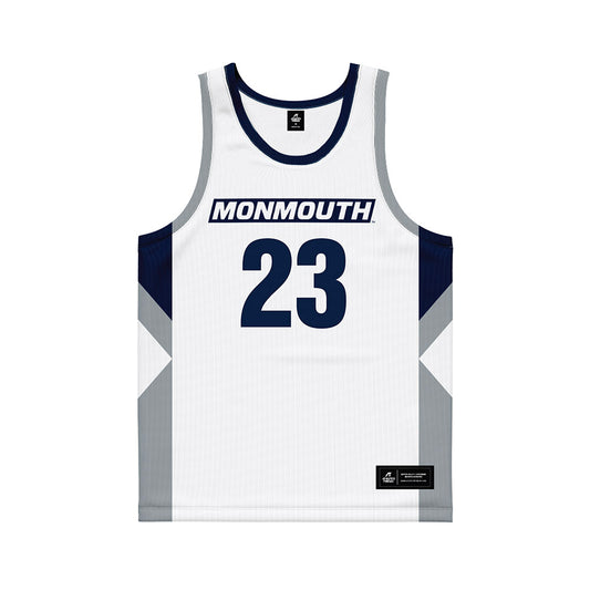 Monmouth - NCAA Women's Basketball : Lexi Carnegie - White Basketball Jersey-0