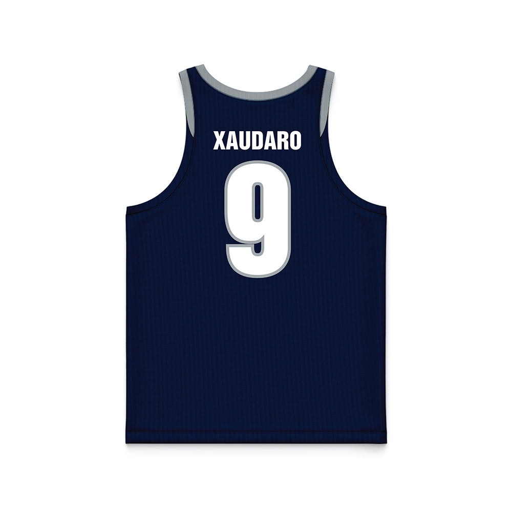 Monmouth - NCAA Women's Basketball : Claudia Xaudaro - Blue Basketball Jersey-1