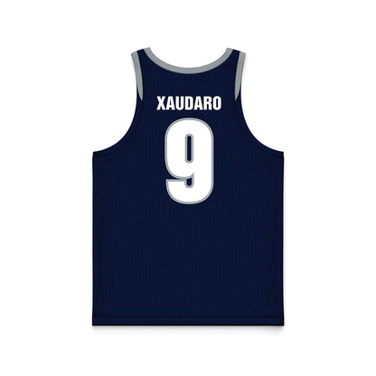 Monmouth - NCAA Women's Basketball : Claudia Xaudaro - Blue Basketball Jersey-1