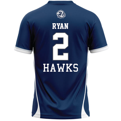 Monmouth - NCAA Women's Lacrosse : Allyson Ryan - Blue Lacrosse Jersey