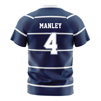 Monmouth - NCAA Women's Soccer : Emma Manley - Blue Soccer Jersey-1