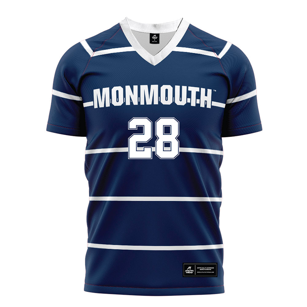 Monmouth - NCAA Women's Soccer : Alex Dreihaup - Blue Soccer Jersey-0