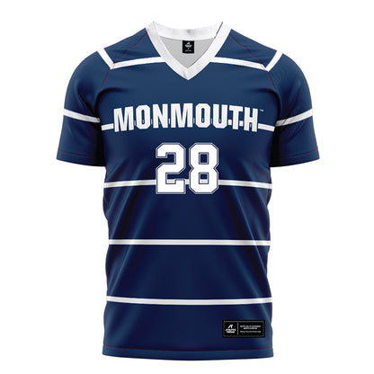 Monmouth - NCAA Women's Soccer : Alex Dreihaup - Blue Soccer Jersey-0