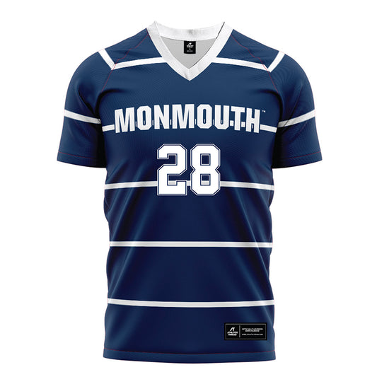 Monmouth - NCAA Women's Soccer : Alex Dreihaup - Blue Soccer Jersey-0