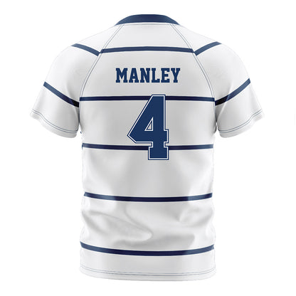 Monmouth - NCAA Women's Soccer : Emma Manley - White Soccer Jersey-1