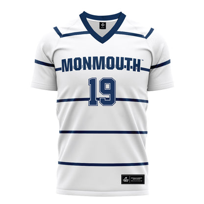 Monmouth - NCAA Women's Soccer : Natalie McGovern - White Soccer Jersey-0