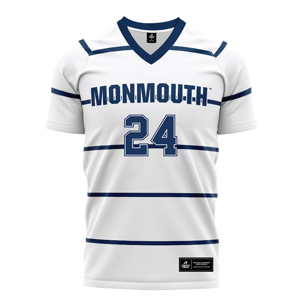 Monmouth - NCAA Women's Soccer : Loren Gehret - White Soccer Jersey-0