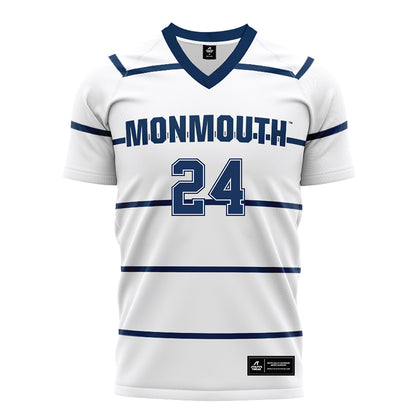 Monmouth - NCAA Women's Soccer : Loren Gehret - White Soccer Jersey-0