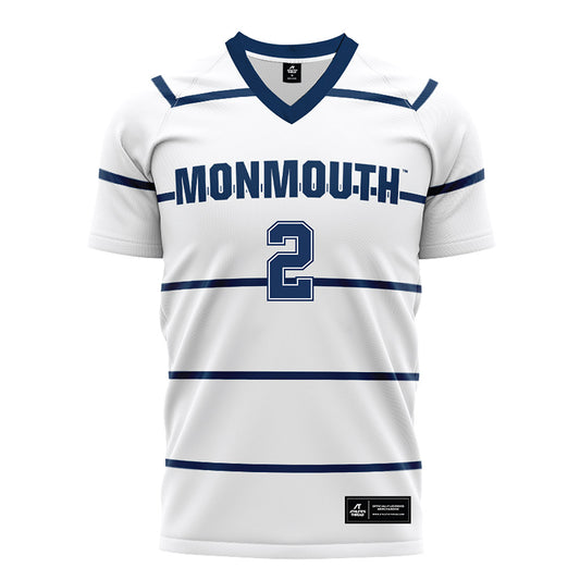 Monmouth - NCAA Women's Soccer : Madison Demaio - White Soccer Jersey-0