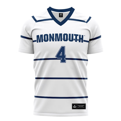 Monmouth - NCAA Women's Soccer : Emma Manley - White Soccer Jersey-0