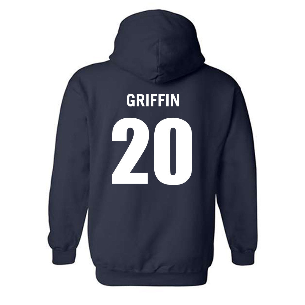 Monmouth - NCAA Men's Basketball : Zubayr Griffin - Replica Shersey Hooded Sweatshirt-1