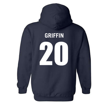 Monmouth - NCAA Men's Basketball : Zubayr Griffin - Replica Shersey Hooded Sweatshirt-1